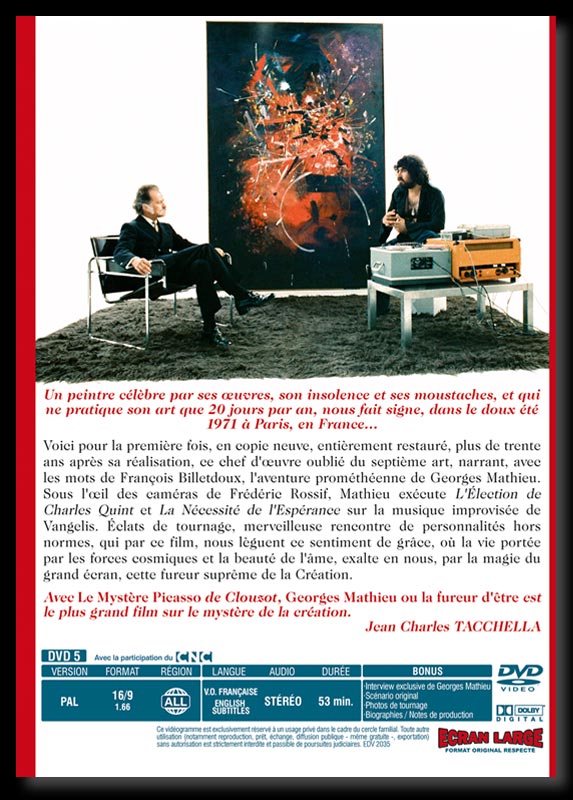 DVD - Georges Mathieu